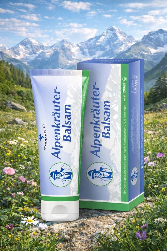 ALPU AUGU ALPENKRAUTER ĶERMEŅA MASĀŽAS BALZĀMS 200ML